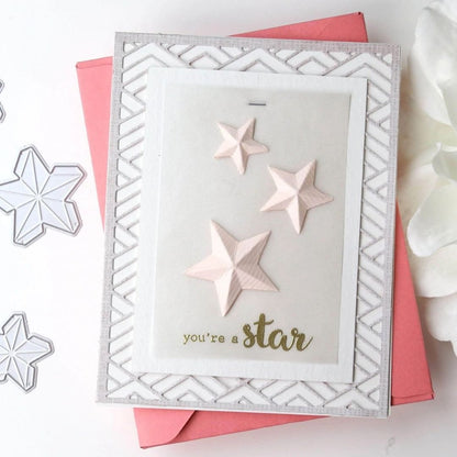 Suajes de Estrellas 3D Dados de Corte / Suajes / Troqueles Hobbees