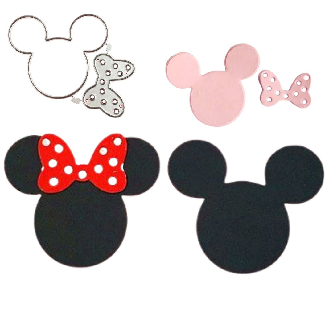 Suaje de Mickey y Minnie Dados de Corte / Suajes / Troqueles Hobbees