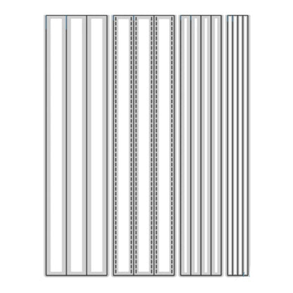 Suajes de Tiras de Papel Dados de Corte / Suajes / Troqueles Hobbees