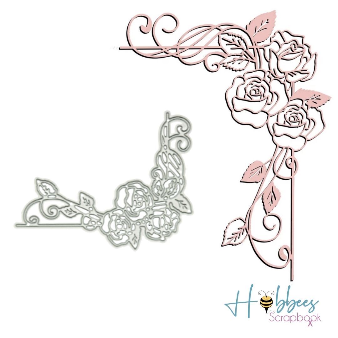 Suaje de Esquina de Rosas 