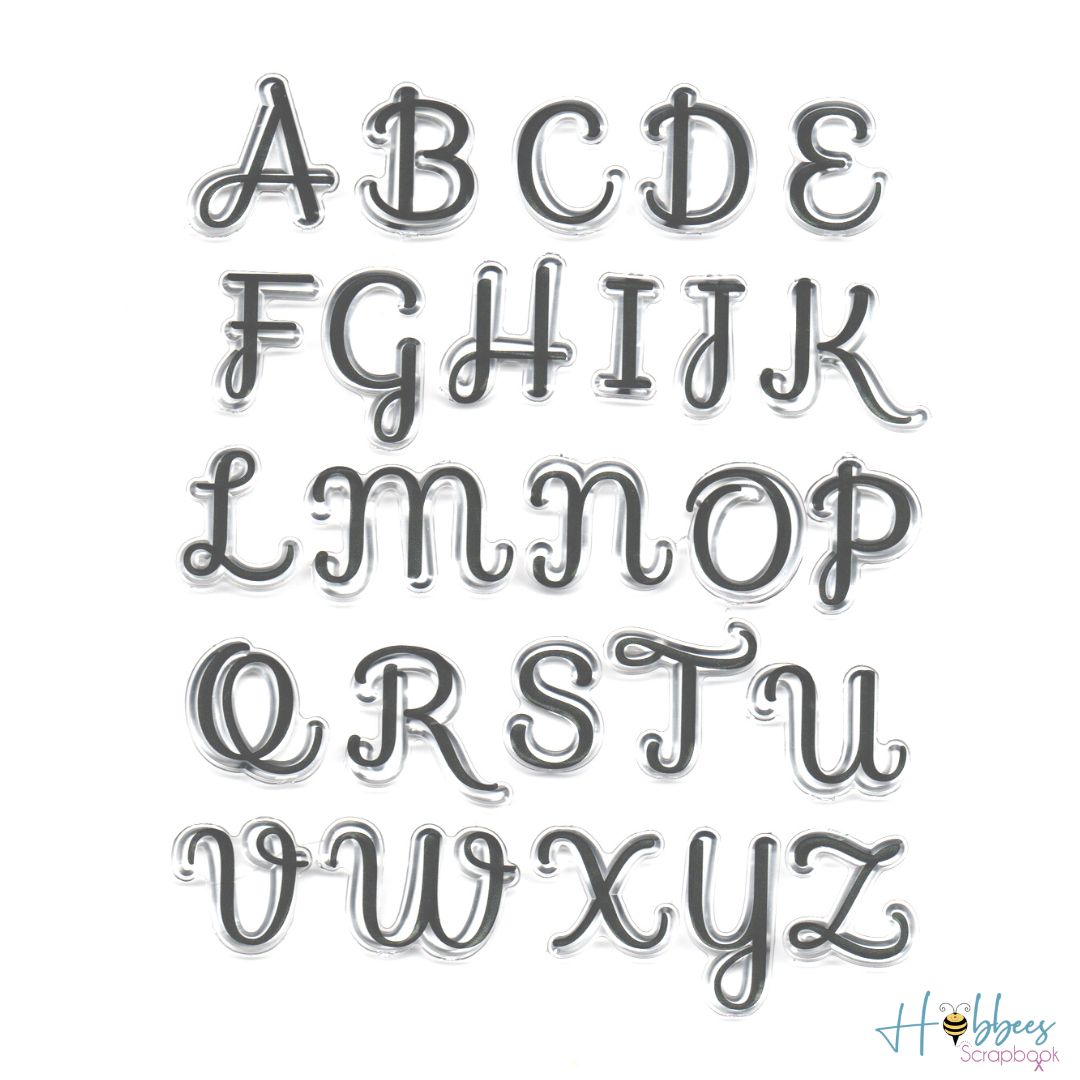 Sellos de Polímero de Abecedario en Mayúsculas Sellos Hobbees