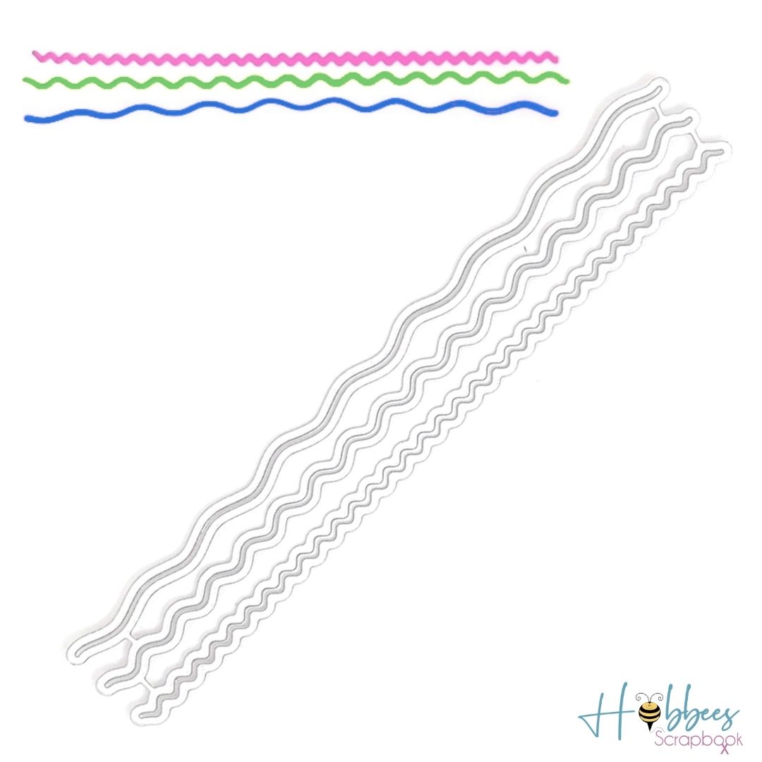 Suaje de Borde de Onditas Dados de Corte / Suajes / Troqueles Hobbees