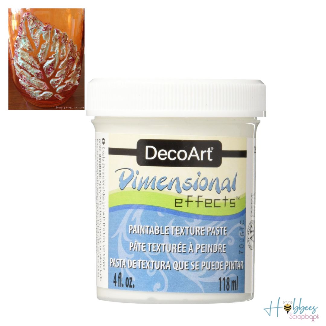 Dimensional Effects Texture Paste / Pasta de Textura de Efectos Dimensionales Pastas Texturizadoras y Medios Mixtos DecoArt