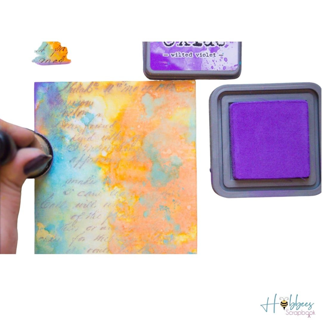 Tim Holtz Distress Oxide Iced Spruce / Cojin de Tinta Efecto Oxidado Gris Frío Tintas Ranger