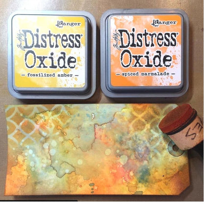 Tim Holtz Distress Oxide Iced Spruce / Cojin de Tinta Efecto Oxidado Gris Frío Tintas Ranger