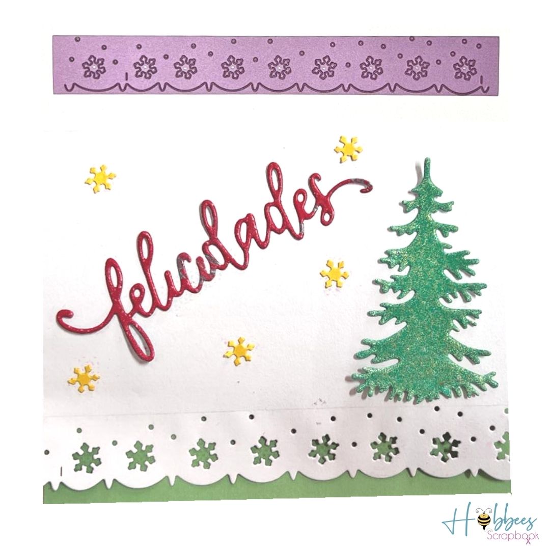 Snowflake Edger Die / Suajes de Copos de Nieve Dados de Corte / Suajes / Troqueles Cheery Lynn Designs