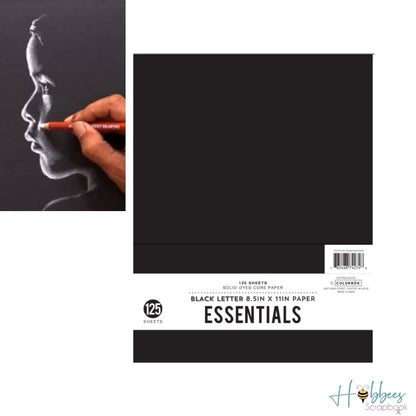 8.5 in Paper Essentials Black / Papel Negro 8.5 pulg Papel Essentials