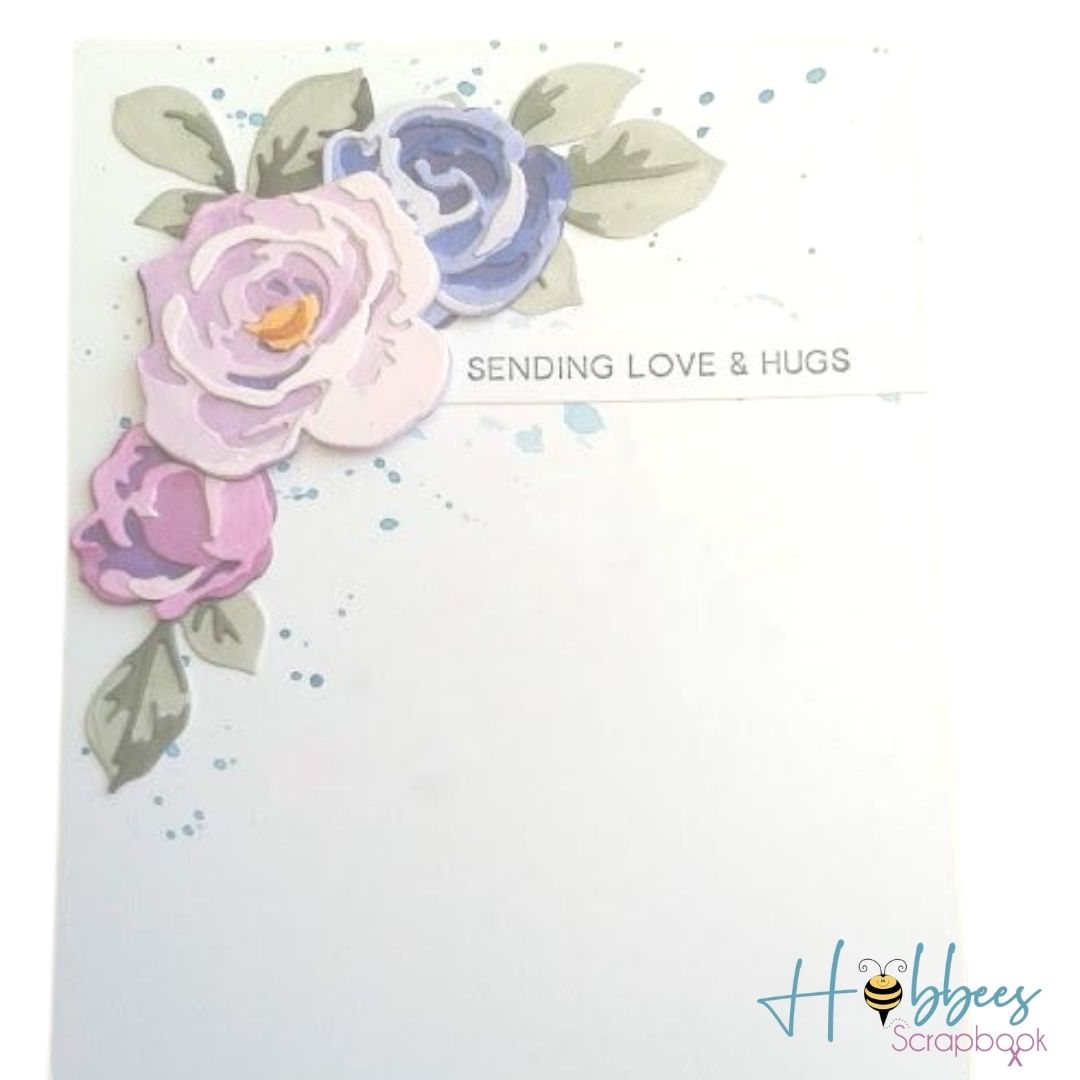 Suajes de Rosas Chicas en Capas Dados de Corte / Suajes / Troqueles Hobbees