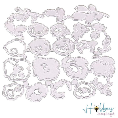 Suajes de Rosas Chicas en Capas Dados de Corte / Suajes / Troqueles Hobbees