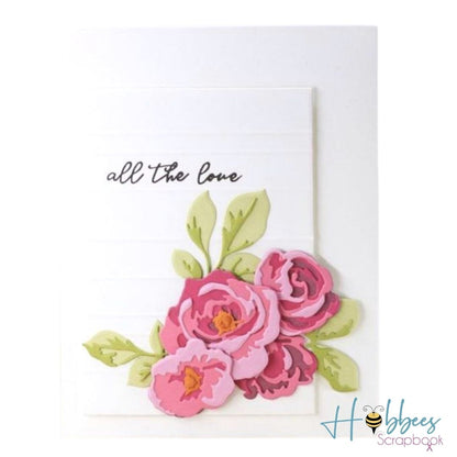 Suajes de Rosas Chicas en Capas Dados de Corte / Suajes / Troqueles Hobbees