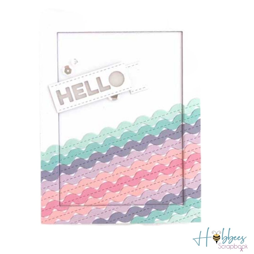 Suaje de Borde de Onditas Dados de Corte / Suajes / Troqueles Hobbees