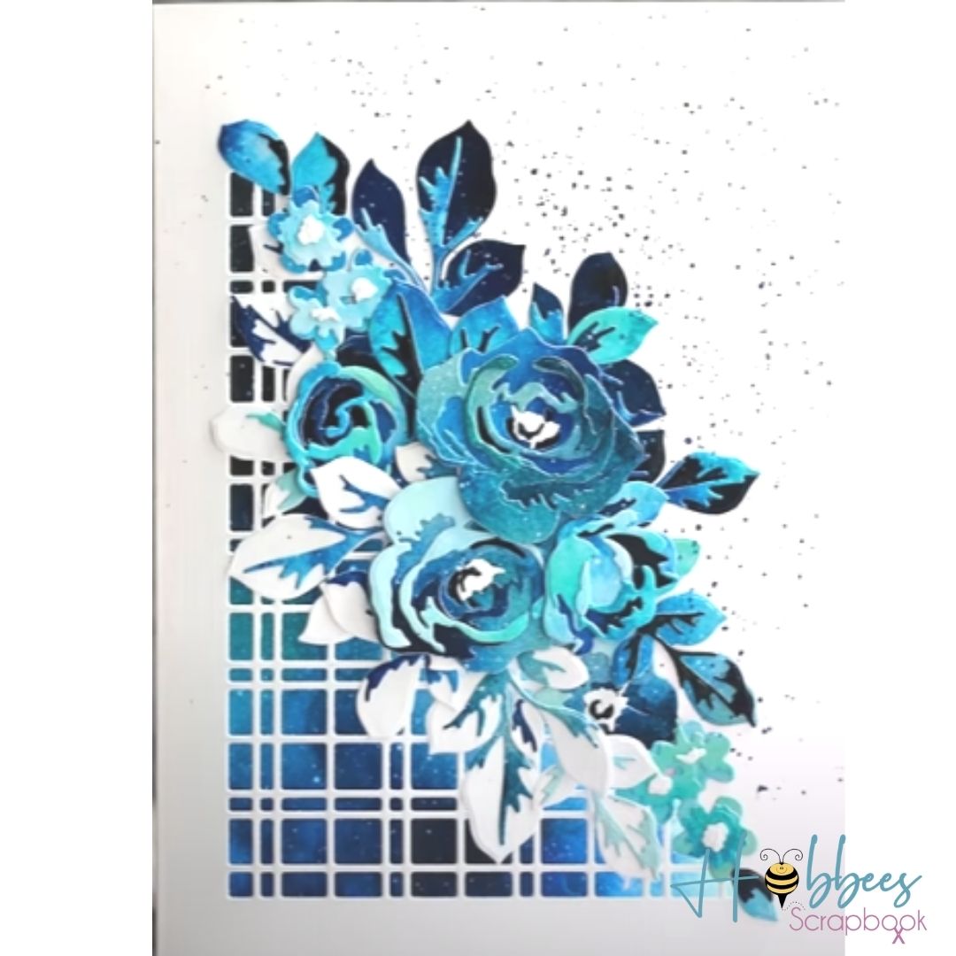 Suajes de Rosas Chicas en Capas Dados de Corte / Suajes / Troqueles Hobbees