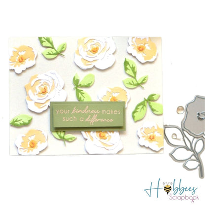 Suajes de Rosas Chicas en Capas Dados de Corte / Suajes / Troqueles Hobbees