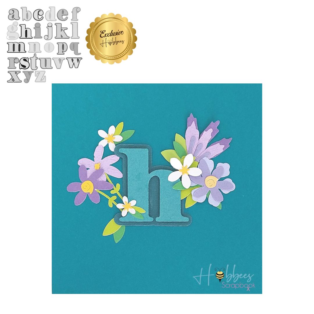 Suajes de Alfabeto Minúscula Con Contorno Dados de Corte / Suajes / Troqueles Hobbees