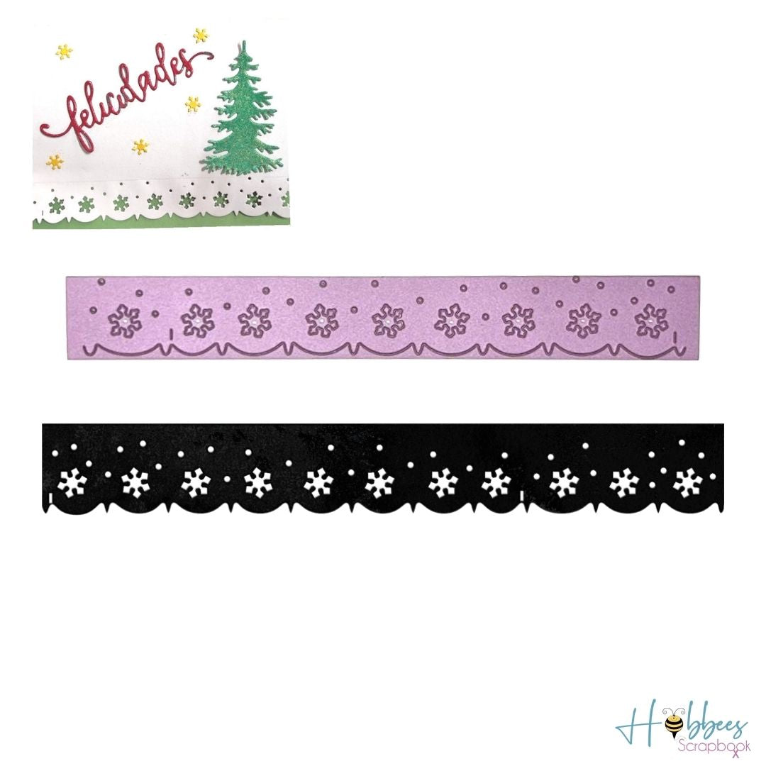 Snowflake Edger Die / Suajes de Copos de Nieve Dados de Corte / Suajes / Troqueles Cheery Lynn Designs