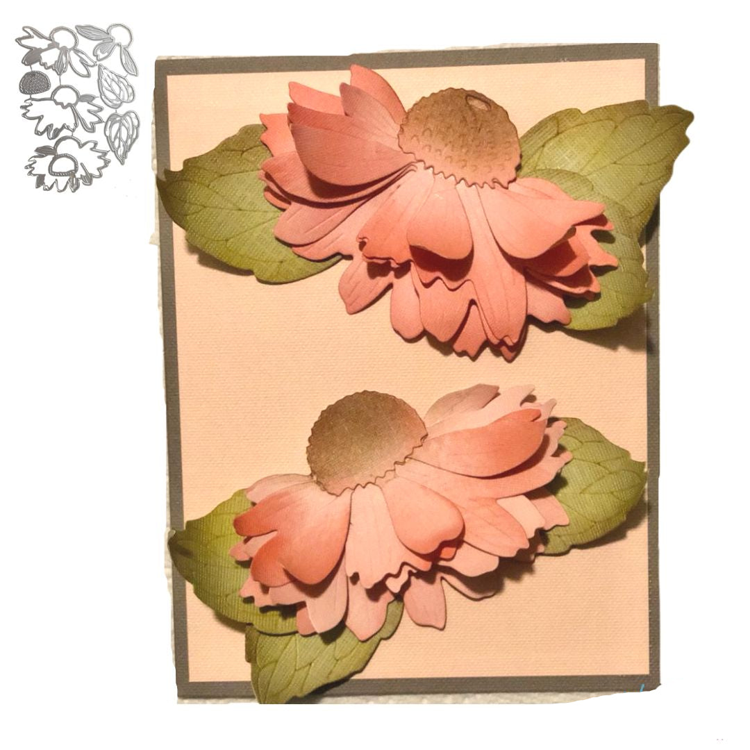 Suajes de Margaritas en Capas Dados de Corte / Suajes / Troqueles Hobbees