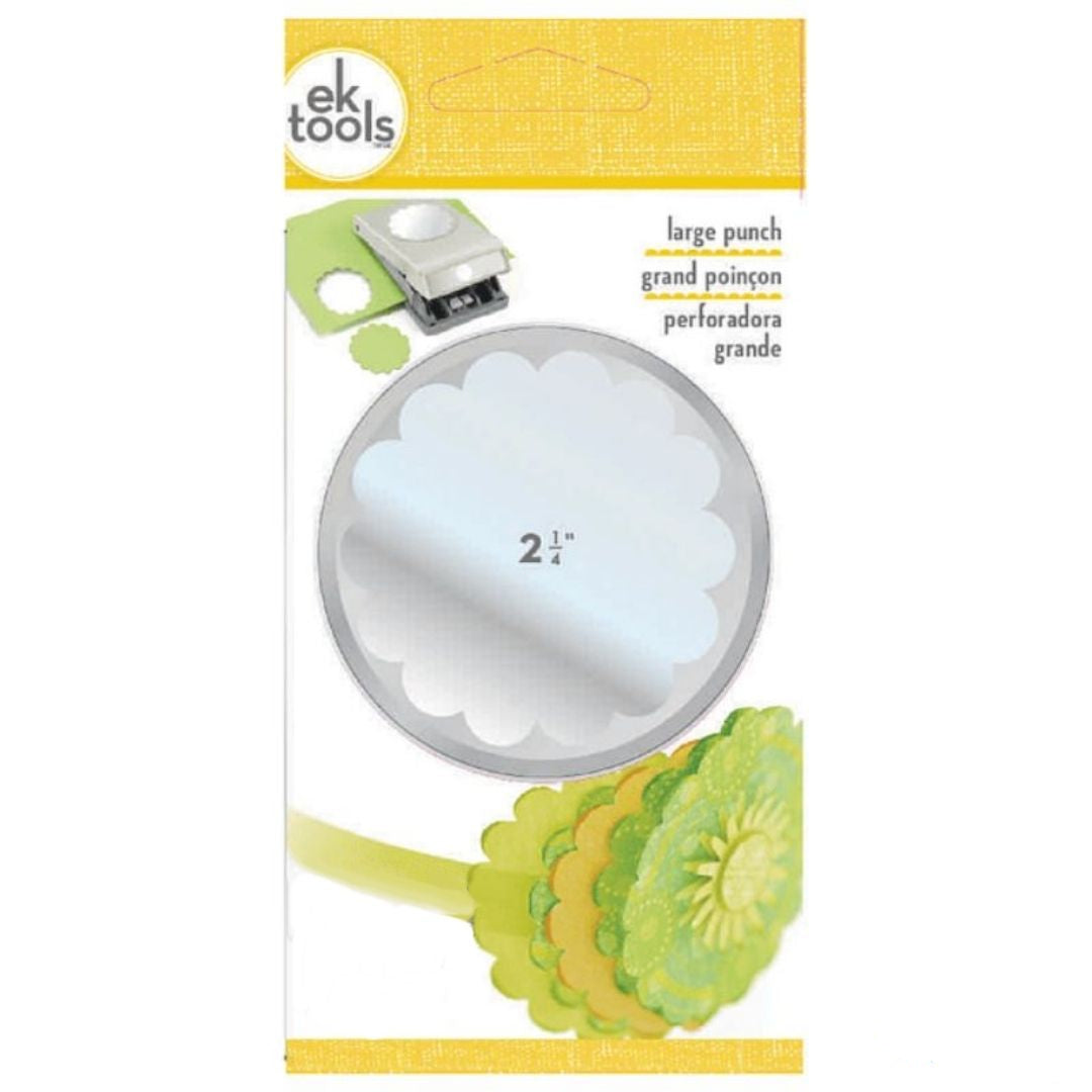 2 1/4&quot; Scallop Circle Large Punch / Perforadora de Círculo de Onditas 5.7 cm Perforadoras Ek Success