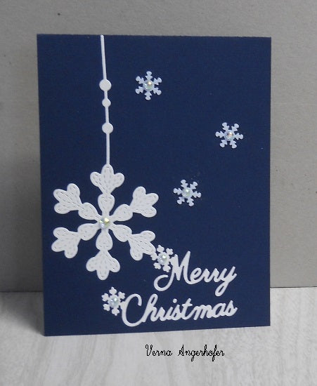 Hanging Evelyn Snowflake Die / Suaje de Copo de Nieve Descontinuado Memory Box