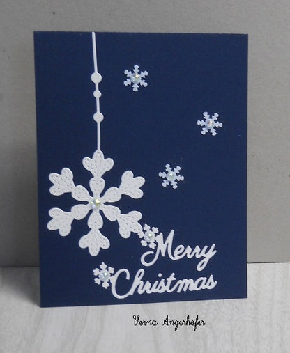 Hanging Evelyn Snowflake Die / Suaje de Copo de Nieve Descontinuado Memory Box