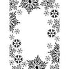 Snowflake Trim Embossing / Folder de Grabado Marco Copo de Nieve
