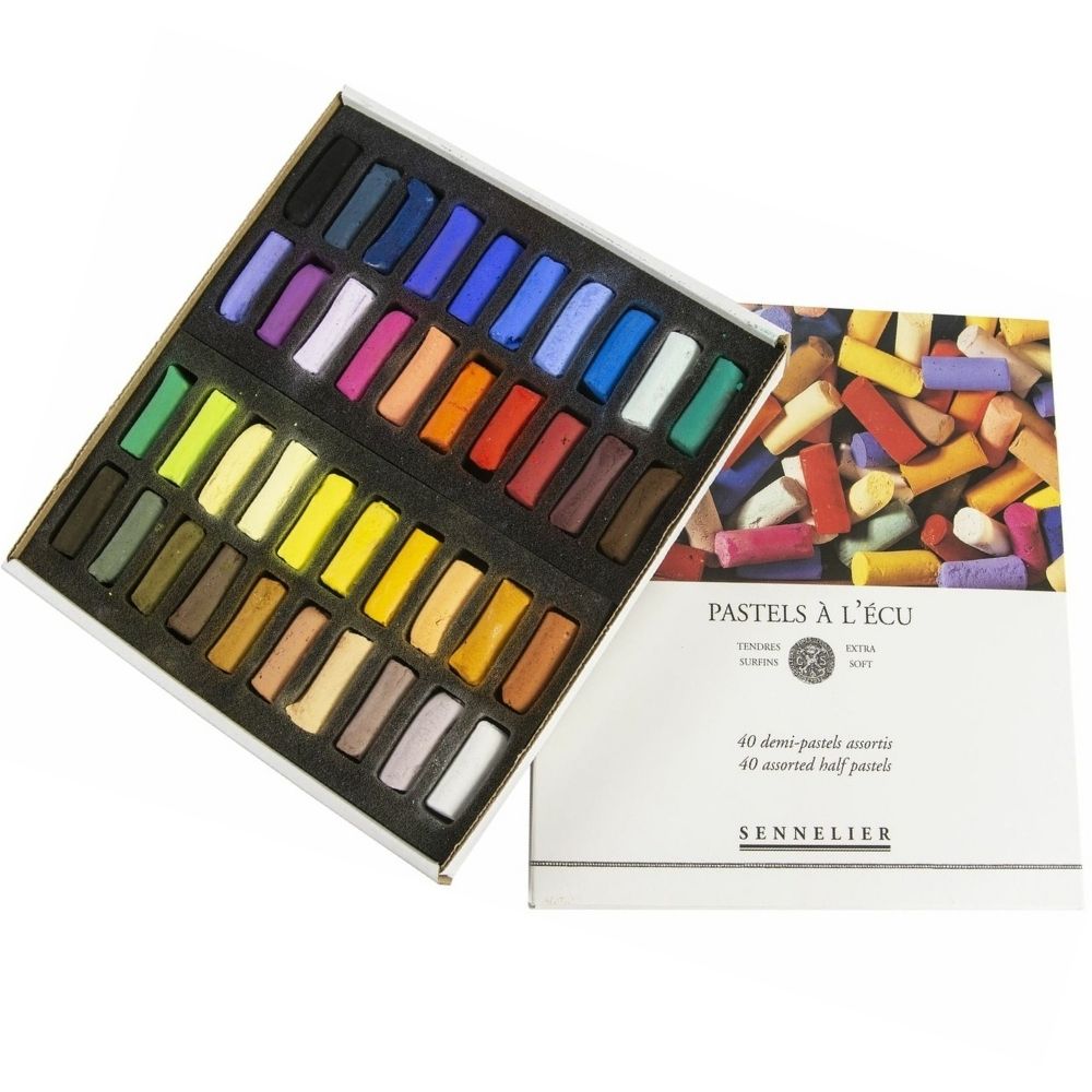 Sennelier Soft Pastels / 40 Pasteles de Colores Pastel Savoir Faire