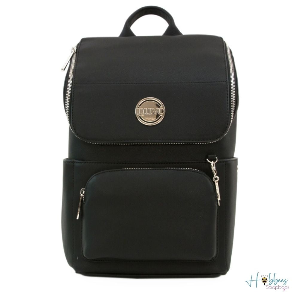 Luxury Crafters Backpack / Mochila Negra de Lujo Almacenamiento y Organización Nuvo