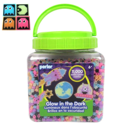 Fused Beads Glow In The Dark / Cuentas de Fusión Brillan en Oscuridad Accesorios Perler