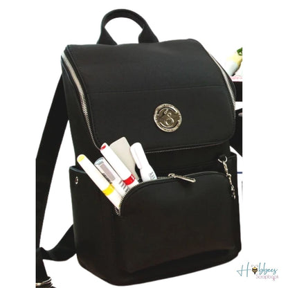 Luxury Crafters Backpack / Mochila Negra de Lujo Almacenamiento y Organización Nuvo