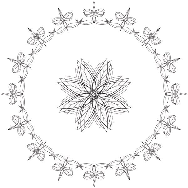 Stamping Gear Intro / Base Circular para Sellar Floral Descontinuado Inkadinkado