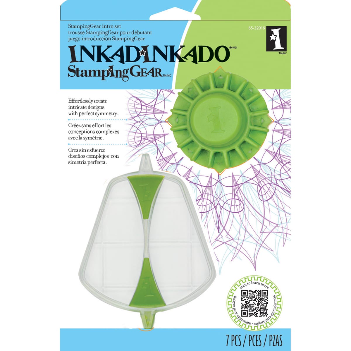 Stamping Gear Intro / Base Circular para Sellar Floral Descontinuado Inkadinkado