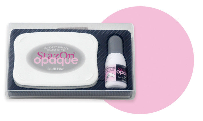 Stazon Opaque Blush Pink / Tinta Opaca Rosa Claro Descontinuado TSUKINEKO