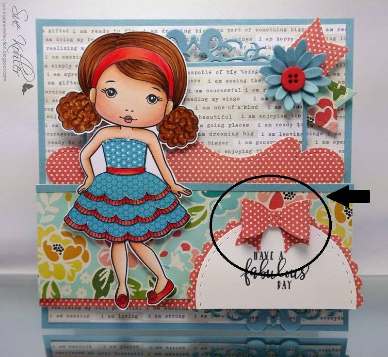 Stitched Bow Die/ Suaje de Moño Dados de Corte / Suajes / Troqueles La-La Land Crafts