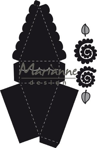 Cake Box Die / Suaje de Corte Rebanada de Pastel Descontinuado Marianne design