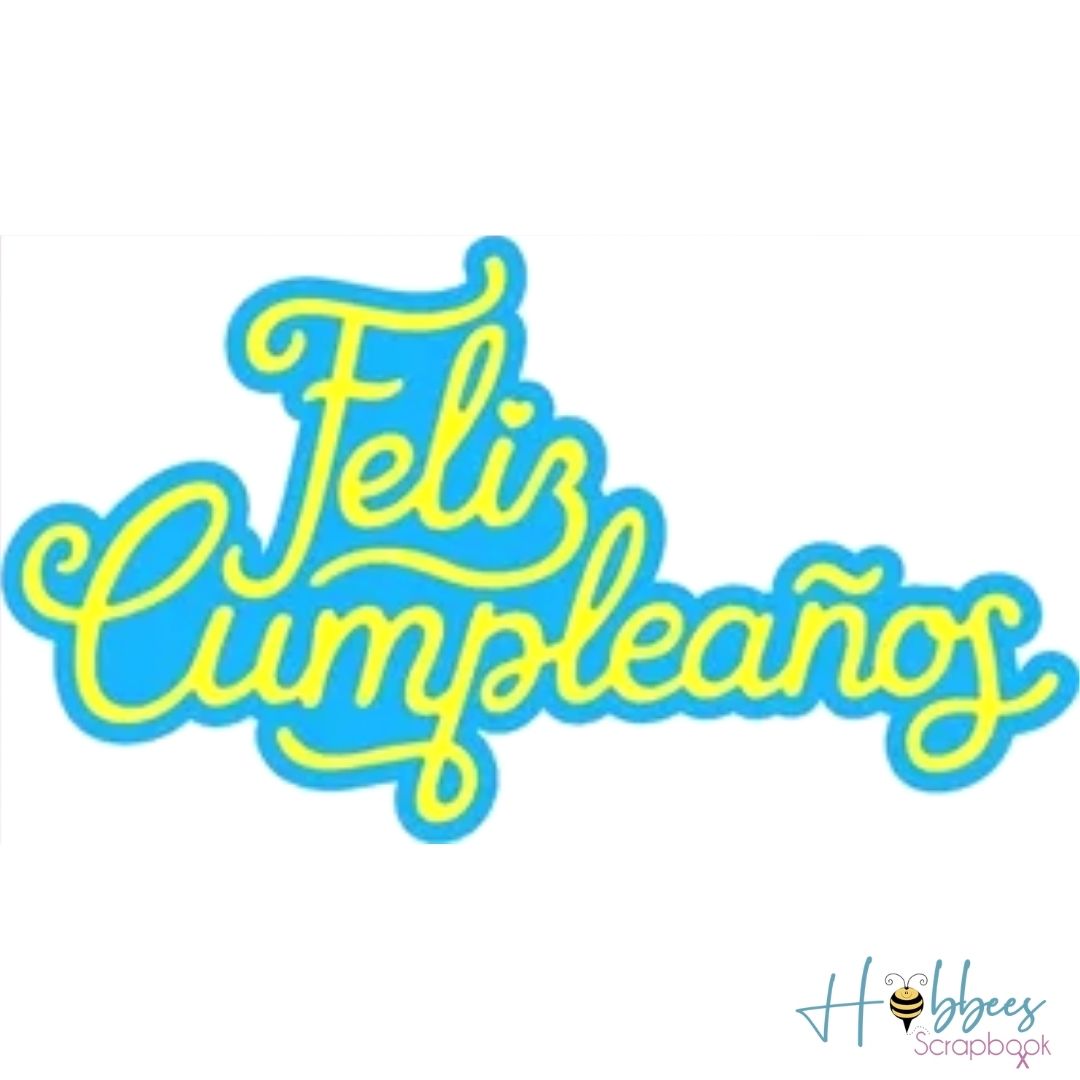 Suaje de Feliz Cumpleaños 