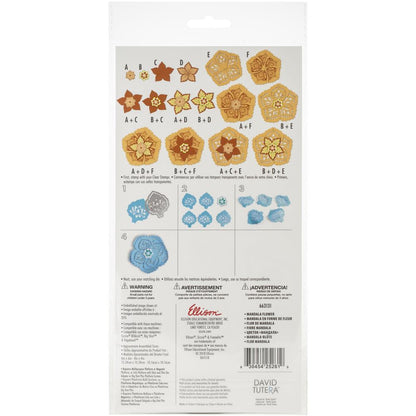 Framelits Die &amp; Stamp Set Mandala Flower / Suaje y Sello de Flor Mandala Descontinuado Sizzix