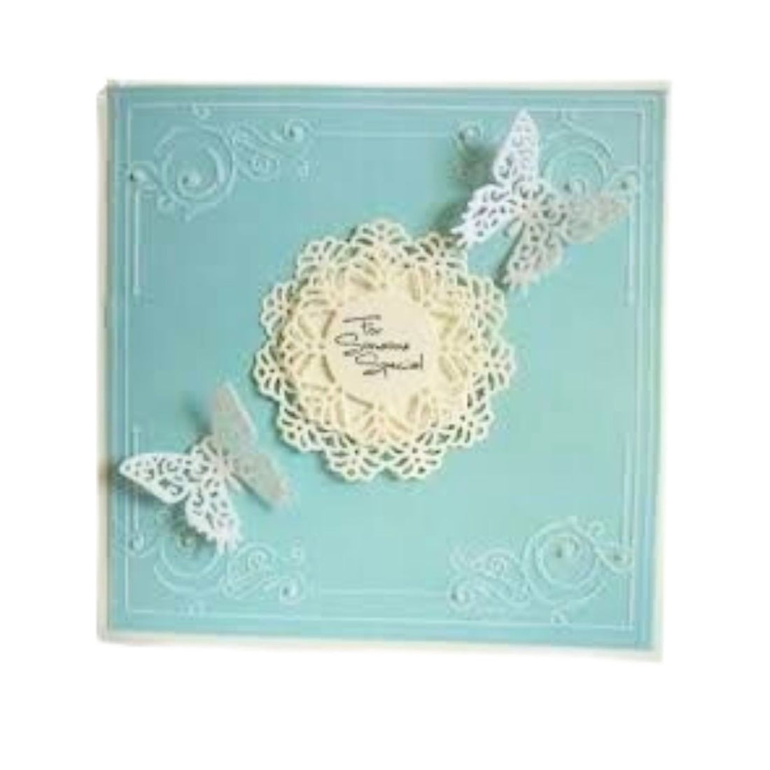 Embossalicious Regency Frame 8&quot; x 8&quot; / Folder de Grabado Grande Marco Decorado Folders de Grabado Crafter&