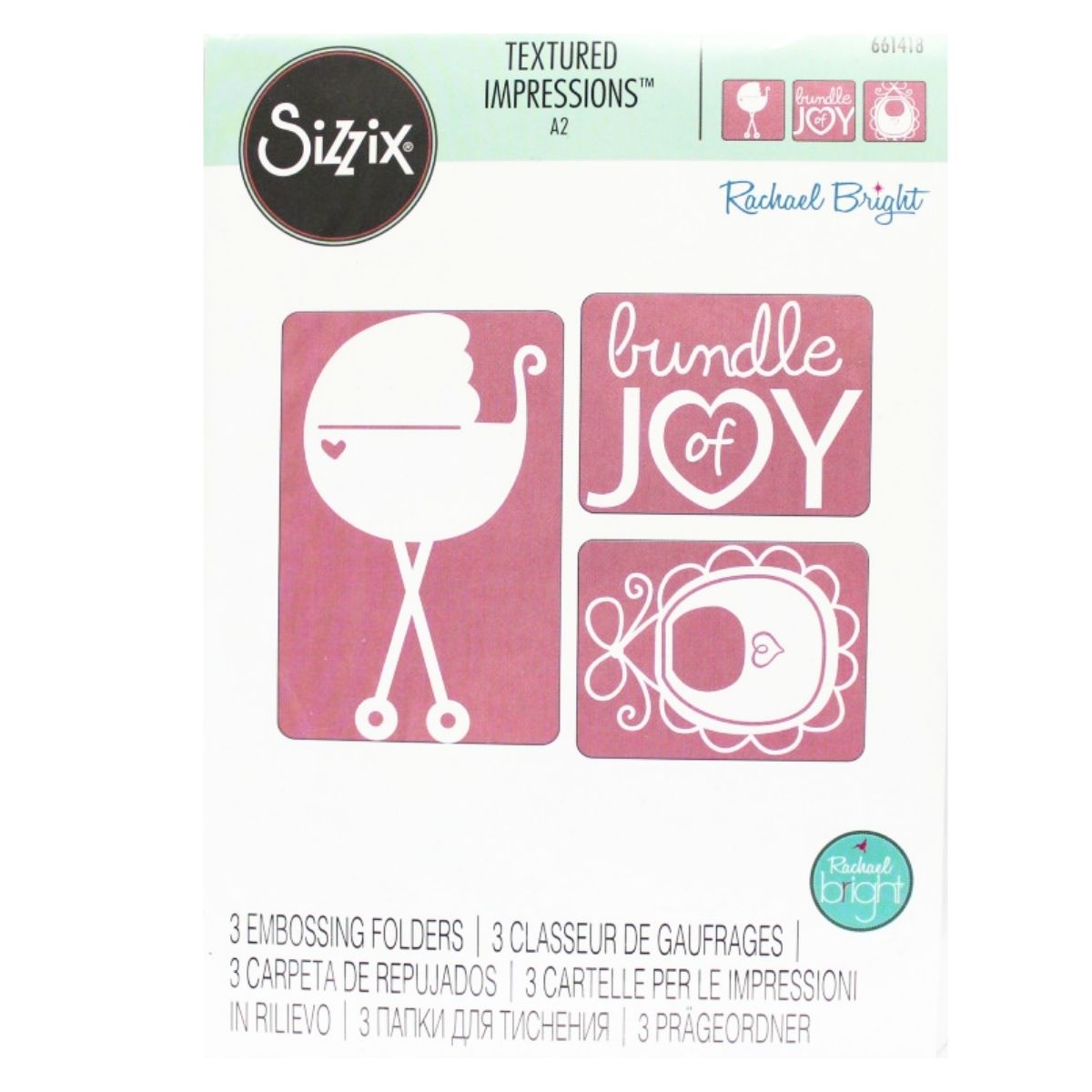 Sizzix Bundle of Joy Set / Folder de Grabado Bebé Folders de Grabado Sizzix