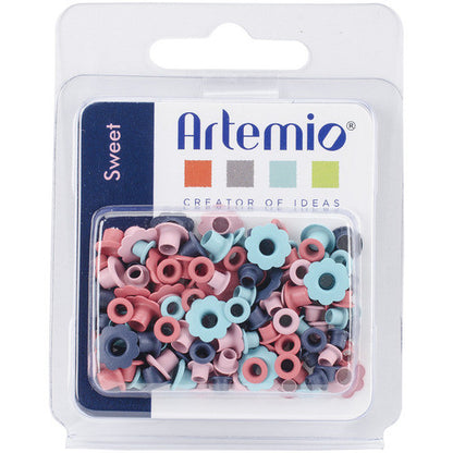 Sweet Eyelets / 120 Ojillos de Flores y Círculos Descontinuado Artemio