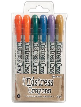 Tim Holtz Crayons Water-Reactive Pigments Set 