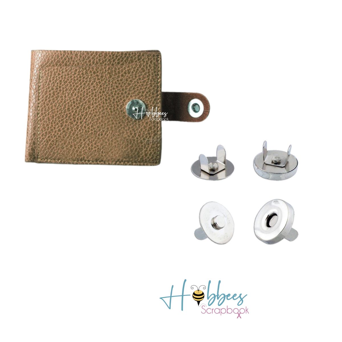 2 Broches Magnéticos Niquelados Accesorios Hobbees