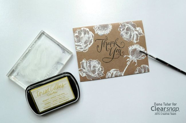 Teresa Collins Pigment Posh White / Tinta para Sellos Color Blanco Descontinuado Colorbox