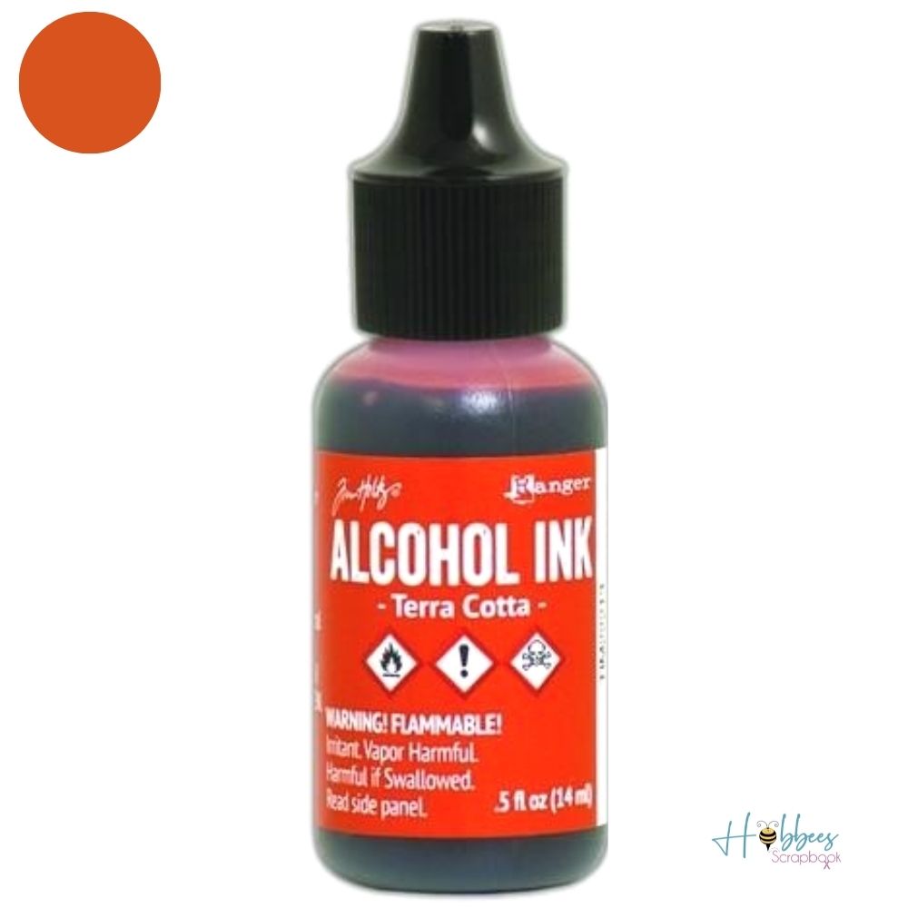 Tim Holtz Alcohol Ink Terra Cotta / Tinta al Alcohol Terracota Tintas al Alcohol Ranger