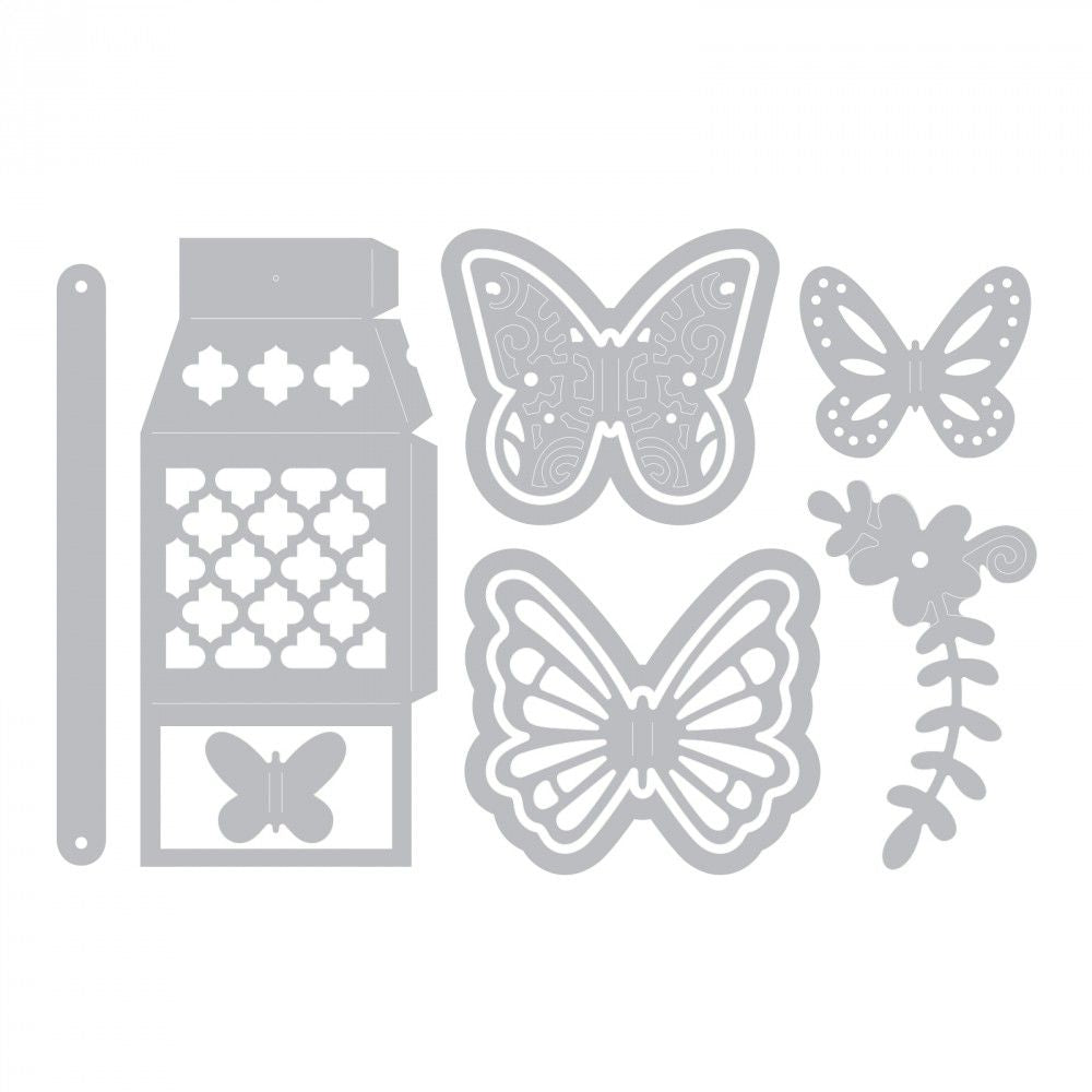 Thinlits Butterfly Lantern Die / Suaje de Linterna de Mariposa Descontinuado Sizzix
