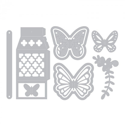 Thinlits Butterfly Lantern Die / Suaje de Linterna de Mariposa Descontinuado Sizzix