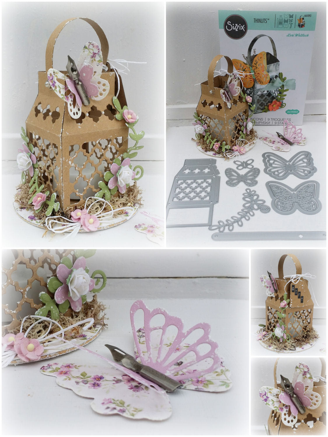 Thinlits Butterfly Lantern Die / Suaje de Linterna de Mariposa Descontinuado Sizzix