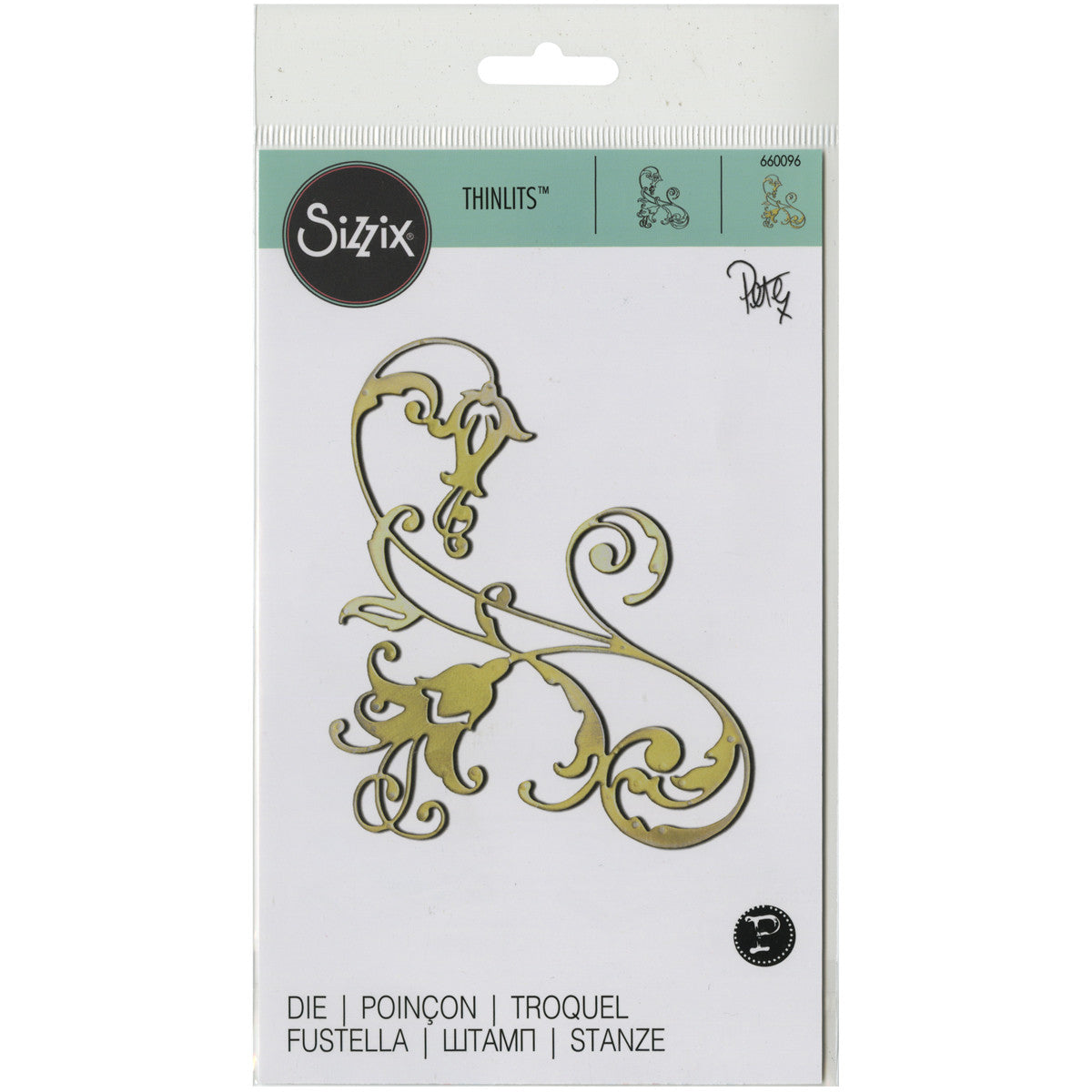 Thinlits Graceful Flourish Die / Suaje de Corte Florecer Elegante Dados de Corte / Suajes / Troqueles Sizzix