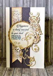 Thinlits Graceful Flourish Die / Suaje de Corte Florecer Elegante Dados de Corte / Suajes / Troqueles Sizzix