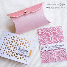 Thinlits Plus Box Pillow Die / Suaje de Corte Caja de Almohada Descontinuado Sizzix