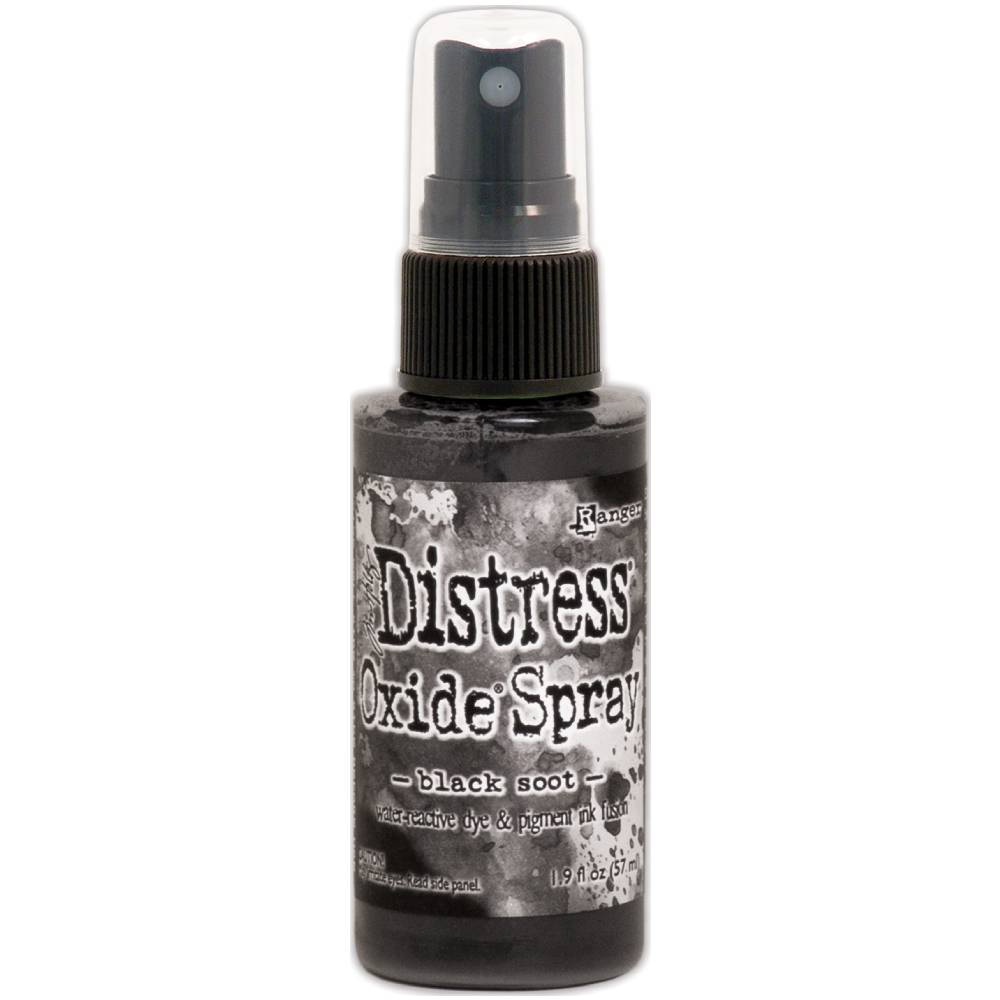 Distress Oxide Spray Black Soot / Tinta en Spray Negro