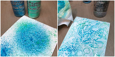 Distress Oxide Spray Faded Jeans / Tinta en Spray Azul Pintura y Medios Mixtos Ranger